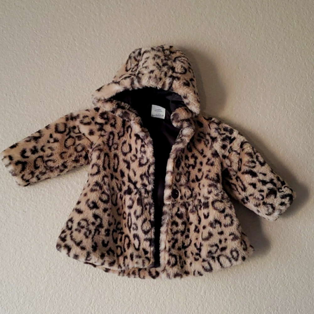 Cheetah print jacket 12M